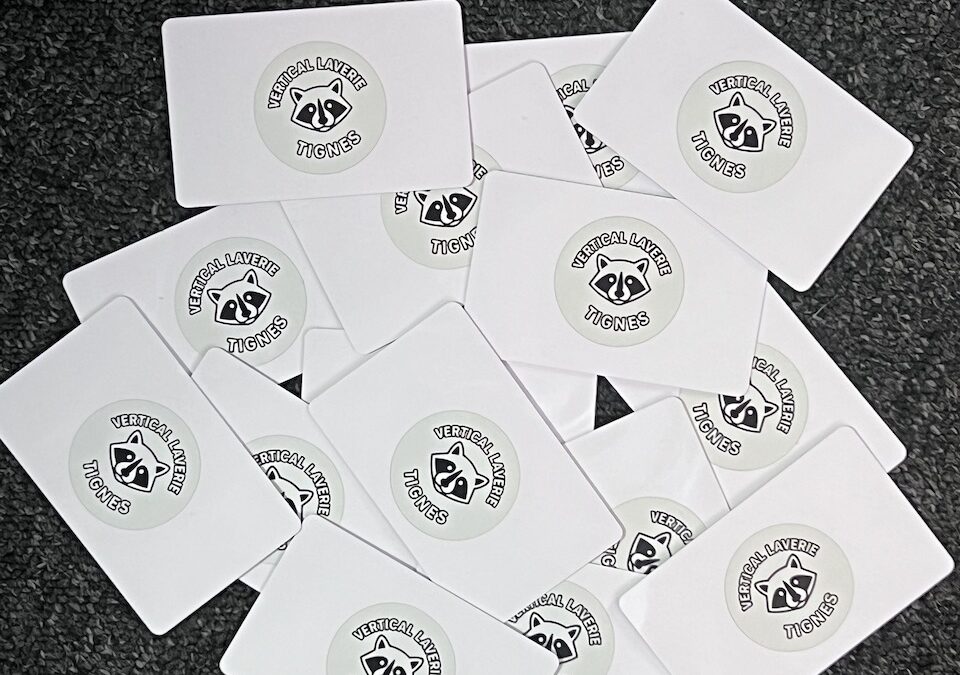 Les cartes de fidélité VERTICAL-LAVERIE sont arrivées